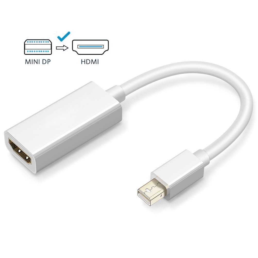 Full HD 1080P Mini DisplayPort Male To HDMI Female Port Cable Adapter, Length: 20cm