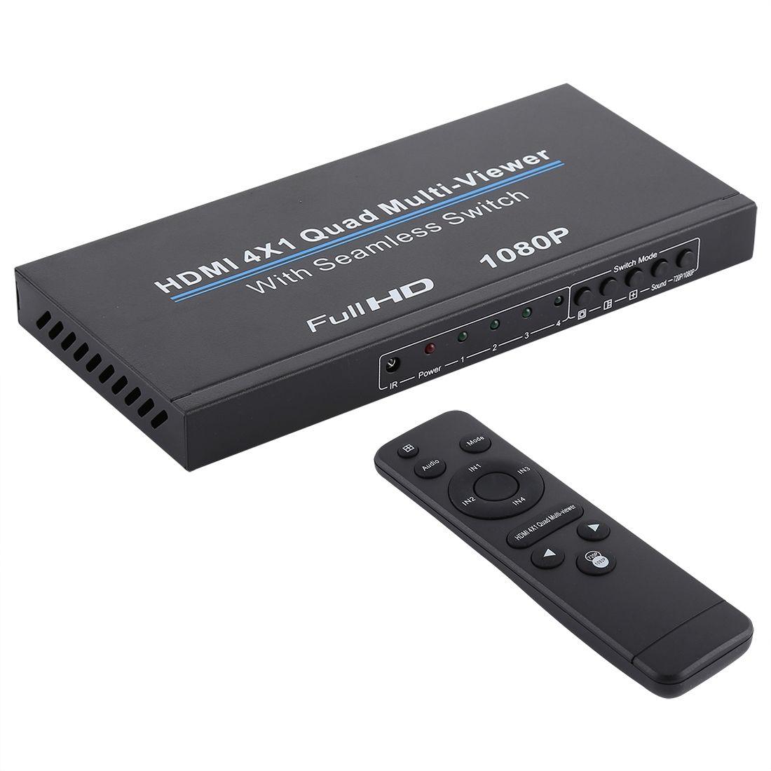NEWKENG NK-C941 Full HD 1080P HDMI 4x1 Quad Multi-Viewer With Seamless Switch & Remote Control