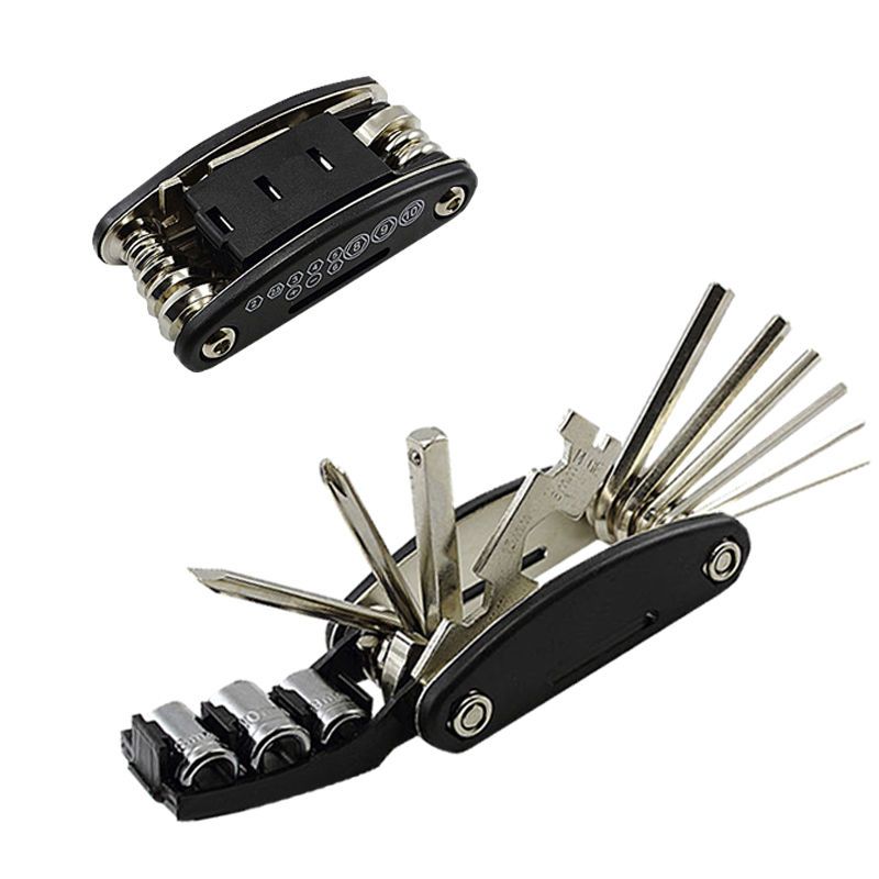 Bicycles Bike Bicycle Cycling Mechanic Repair Tool Kit 16 In 1 Multi-Function