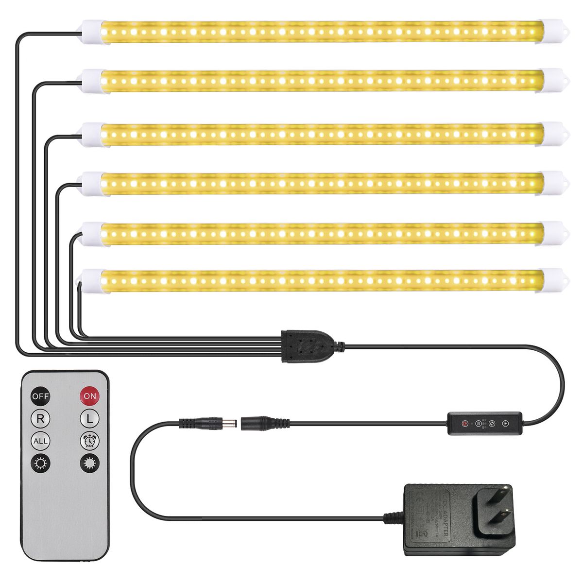 6 Pack Led Grow Lights For Indoor Plants Full Spectrum