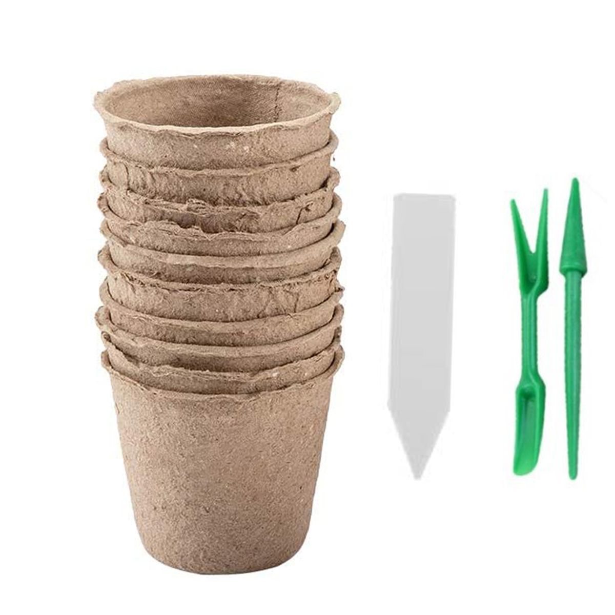 1 Set Plant Nursery Cup   Stable Good Absorption 100pcs