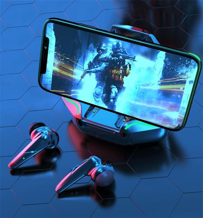 G11 Black Wireless Stereo Headphones LED Display Touch