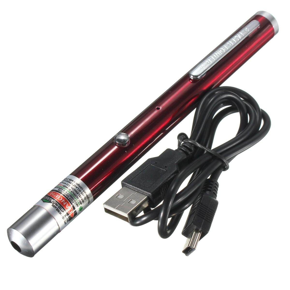 Laser Pointer USB Charging Sales Sandbox Red Single Point Laser Pen Green Light Red Green Light