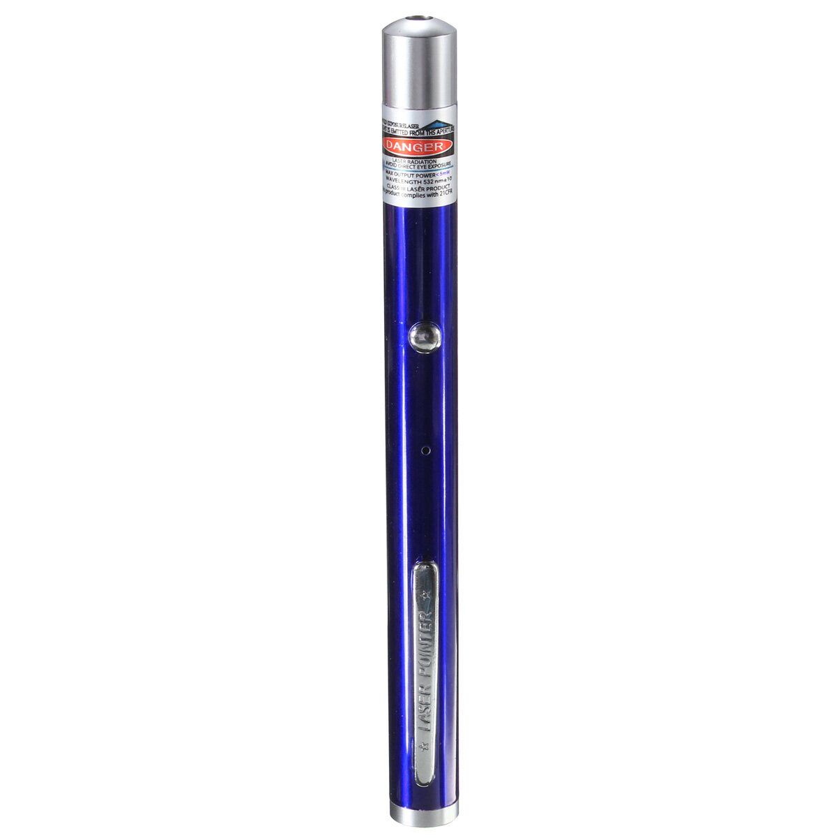 NEW Stylish Laser Pointer USB Charging Pen Clip Visible Beam Light HK Blue Purple Light