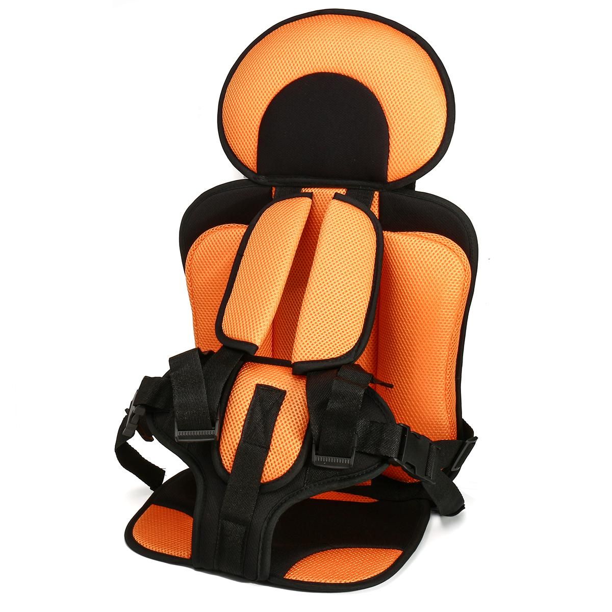 Portable Safety Baby Child Car Seat Toddler Infant Convertible Booster Chair Orange Black