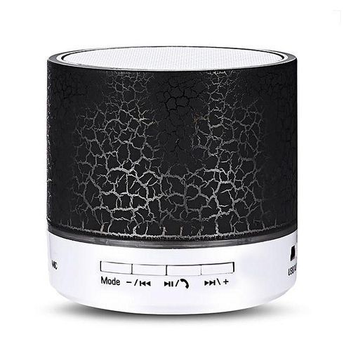 A9 Wireless Bluetooth Speaker Portable LED Mini Hands Free TF USB Subwoofer Music Sound Player For Car Phone Iphone PC(Black) HT-S