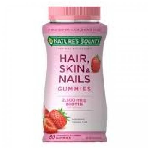 Hair, Skin And Nails Gummies With Biotin ( 80 Counts)
