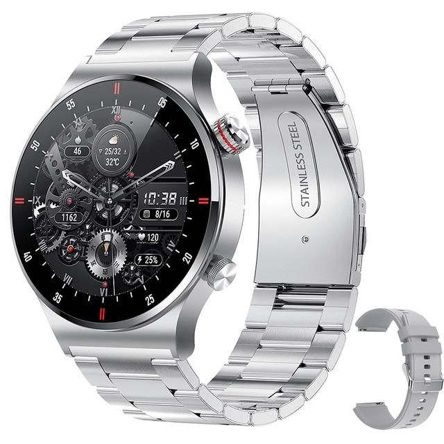 Bluetooth Call Smart Watch Men Sports Fitness Tracker Waterproof Smartwatch Large HD screen for huawei Xiaomi phone+box