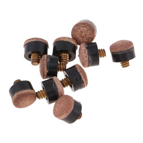 10 PCs Of Snooker Screw Tip 9mm