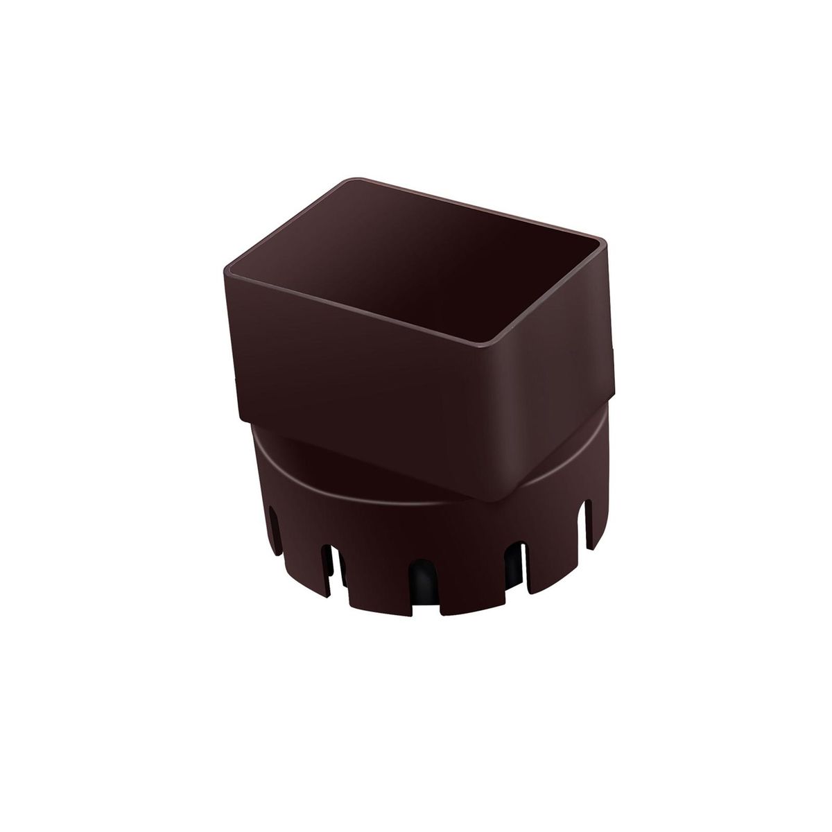 Drain Connector Downspout Extension Rainwater Diverter Brown
