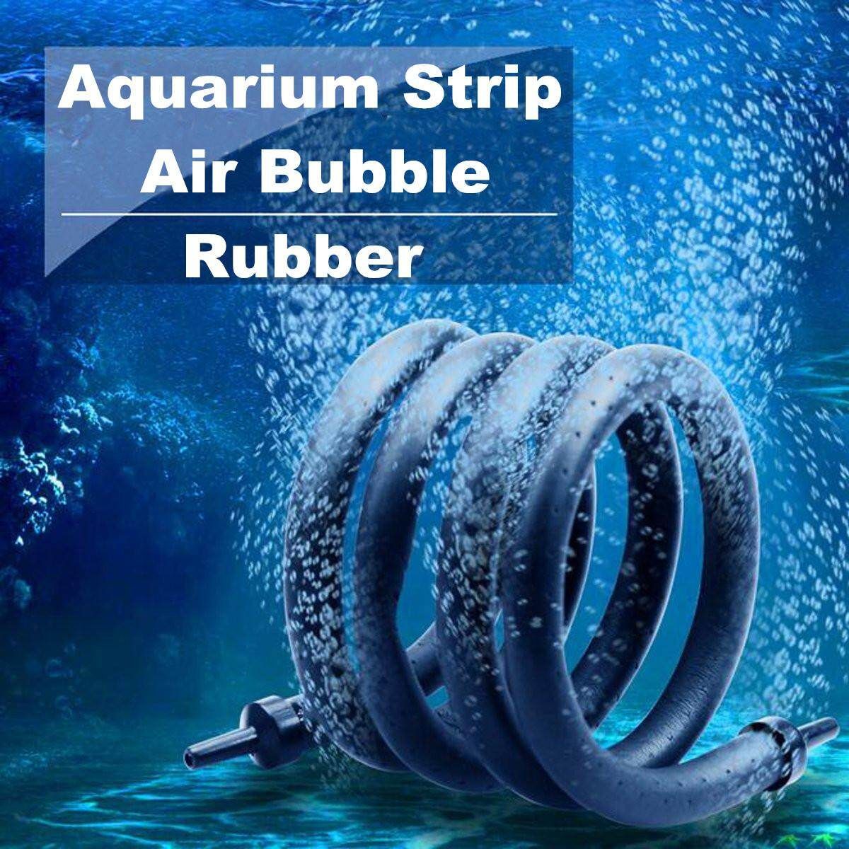 Aquarium Air Bubble Rubber Strip Tube Fish Tank Aerator Oxygen Pump Diffuser # 30cm 30cm