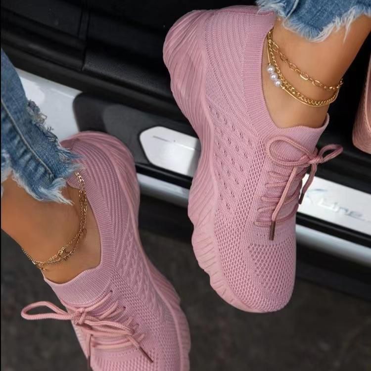 Classic Ladies Unique Sneaker -Pink