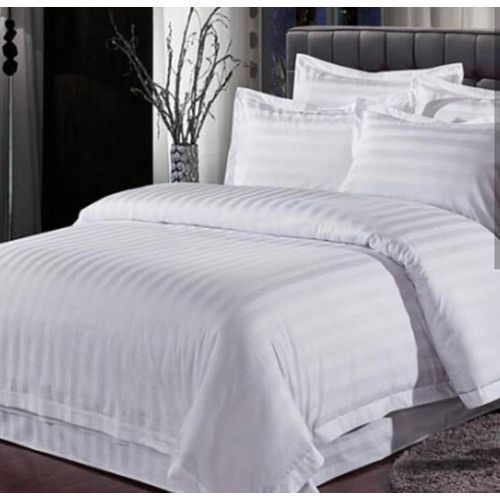 American Pure White Duvet, Bedsheet With  4-Pillow Cases