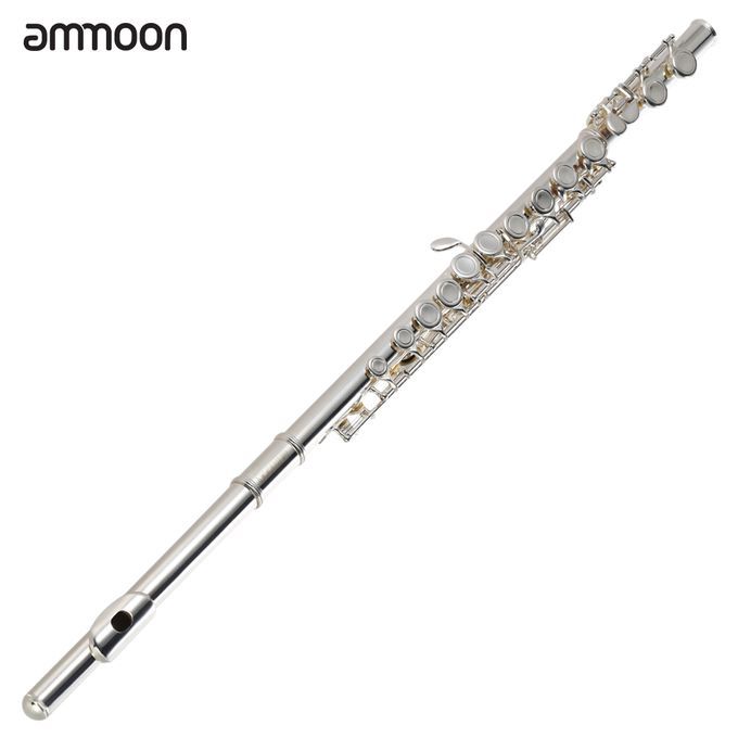 Ammoon High Quality Flute Cupronickel Silver Plated 16