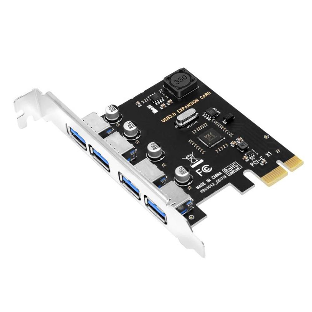 SSU 4 Port USB 3.0 PCI-E Expansion Card PCI Express PCIe