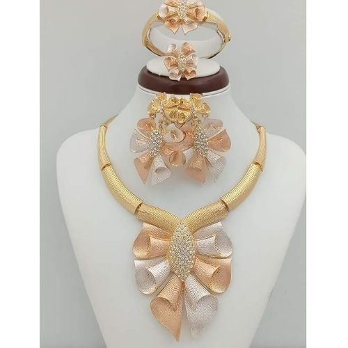 Gold-plated Costume Jewelry Set