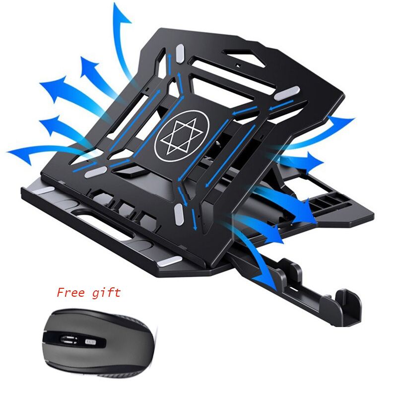 Adjustable Laptop Stand  With Free Mouse