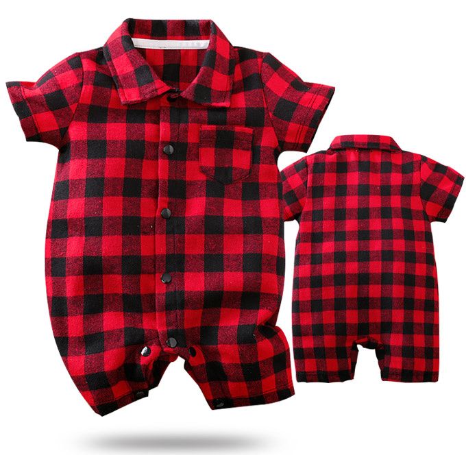 Baby Girl Lattice Romper Newborn Clothes Short Sleeve Clothing Infant Bodysuit