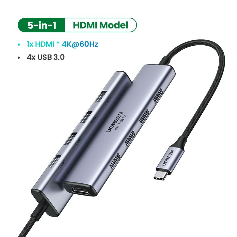 USB C HUB Type C To Multi 4 USB 3.0 HUB HDMI Adapter Dock