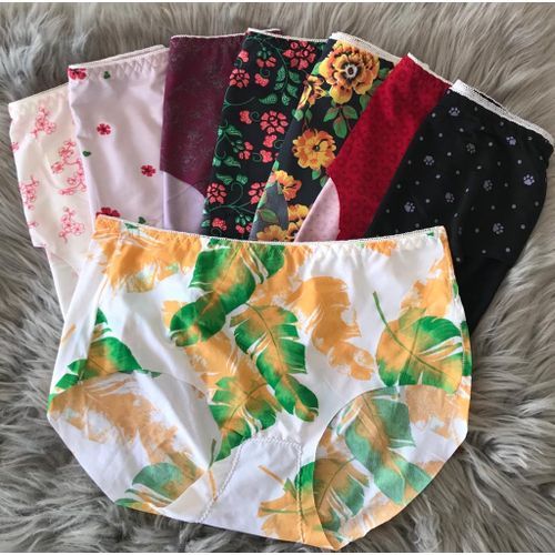 Ladies Multi Flower Condom Pants 6pcs