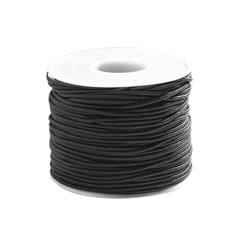 1.0 MM Leather Line Necklace Rope for Jewelry Making DIY,Bla