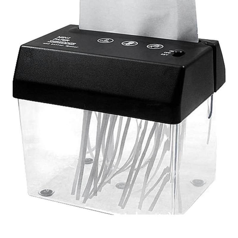 Portable Electric Paper Shredder USB Battery Operated Shredd