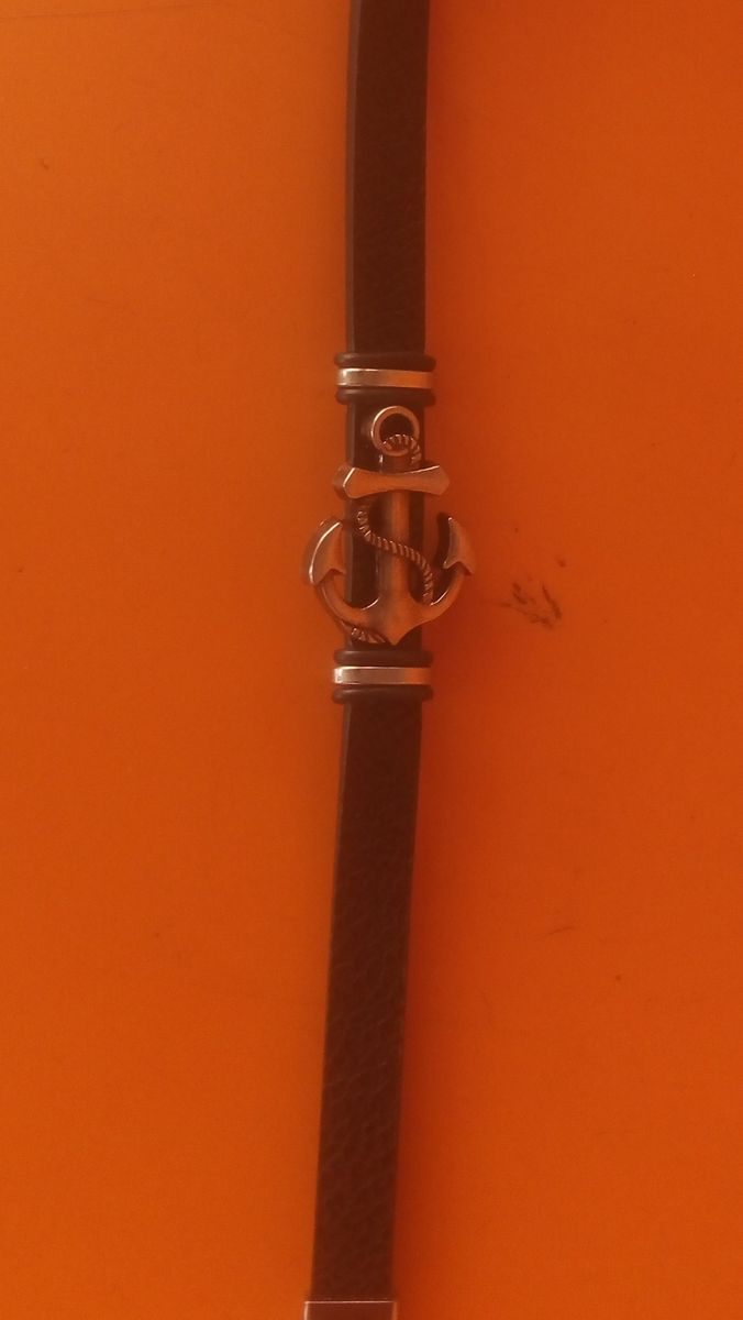 LEATHER ANCHOR BRACLETS