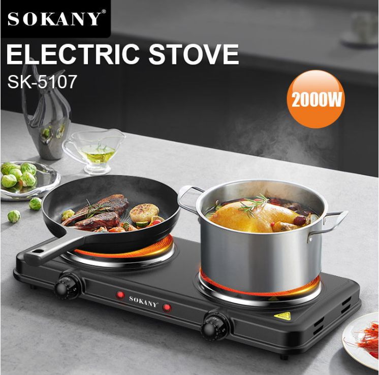 Sleek Double Face Electric Hot Plate