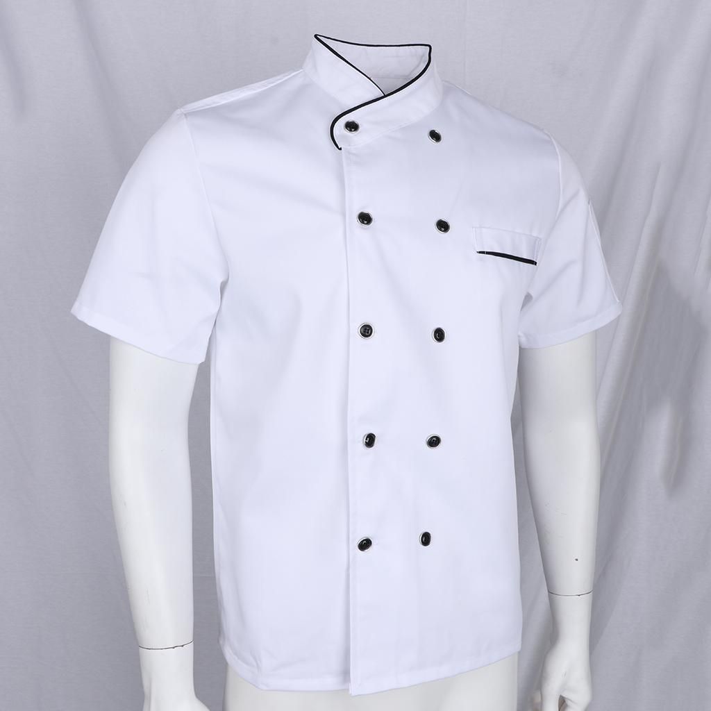 Durable Chef Jacket Coat Hotel Kitchen Thin Waiter XL