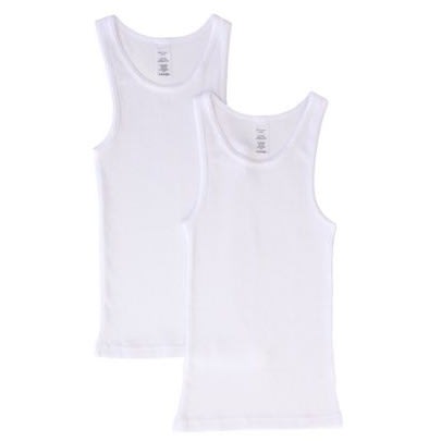 Boy's Cotton Vest - 2 Pack