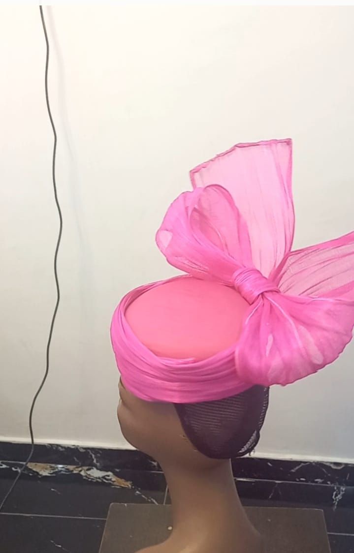 Pink Fascinator