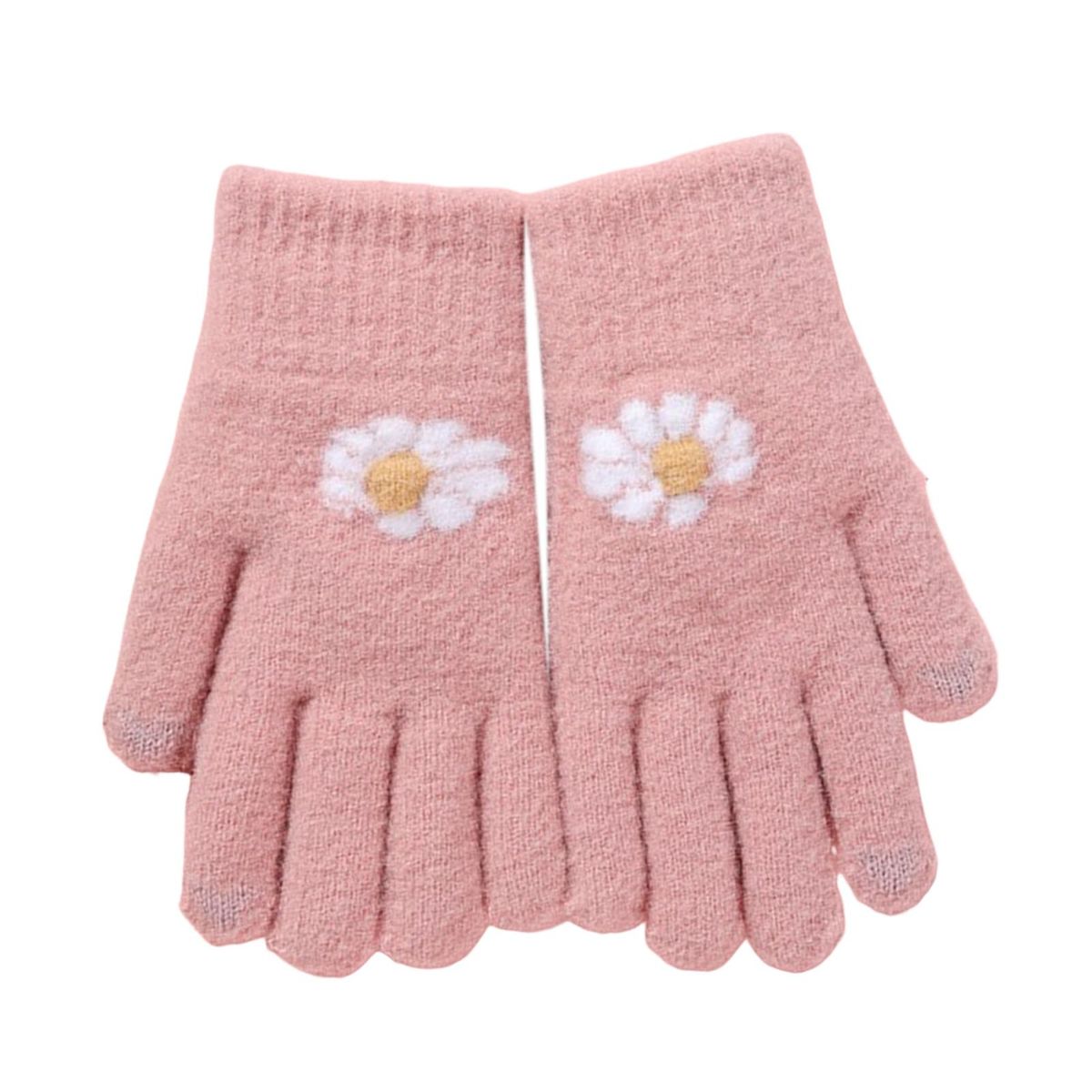 1 Pair Ladies Winter Thermal Girls Cycling Bike Red