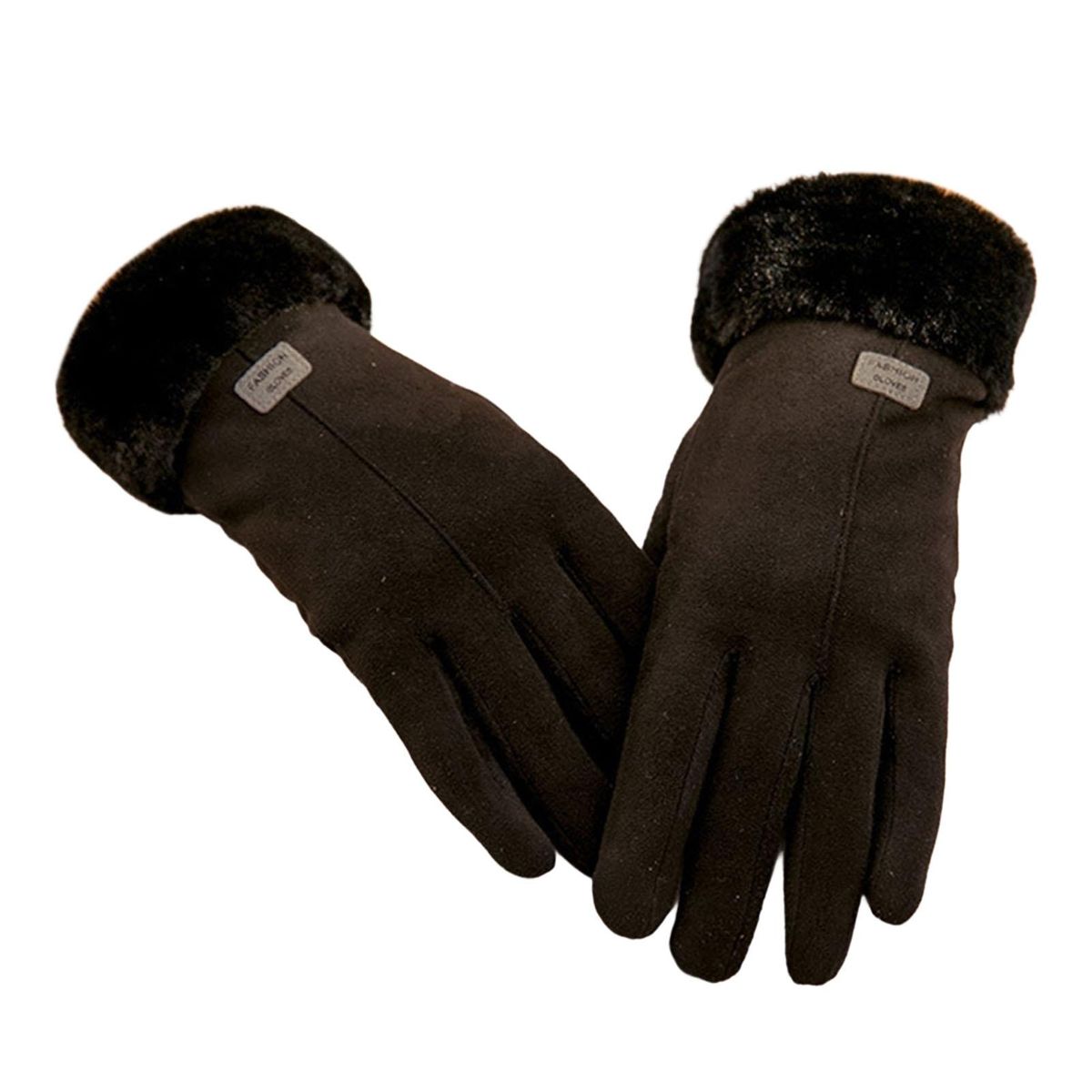 1 Pair Motorcycle Windproof Winter Female Bike Black