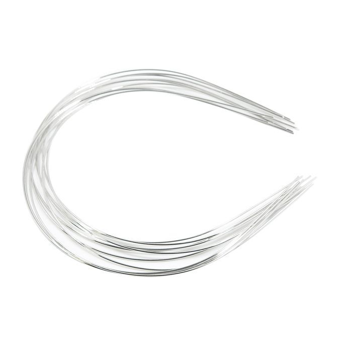 10Pcs Stainless Plain Metal Headband Craft Headbands Tiara Base Hair