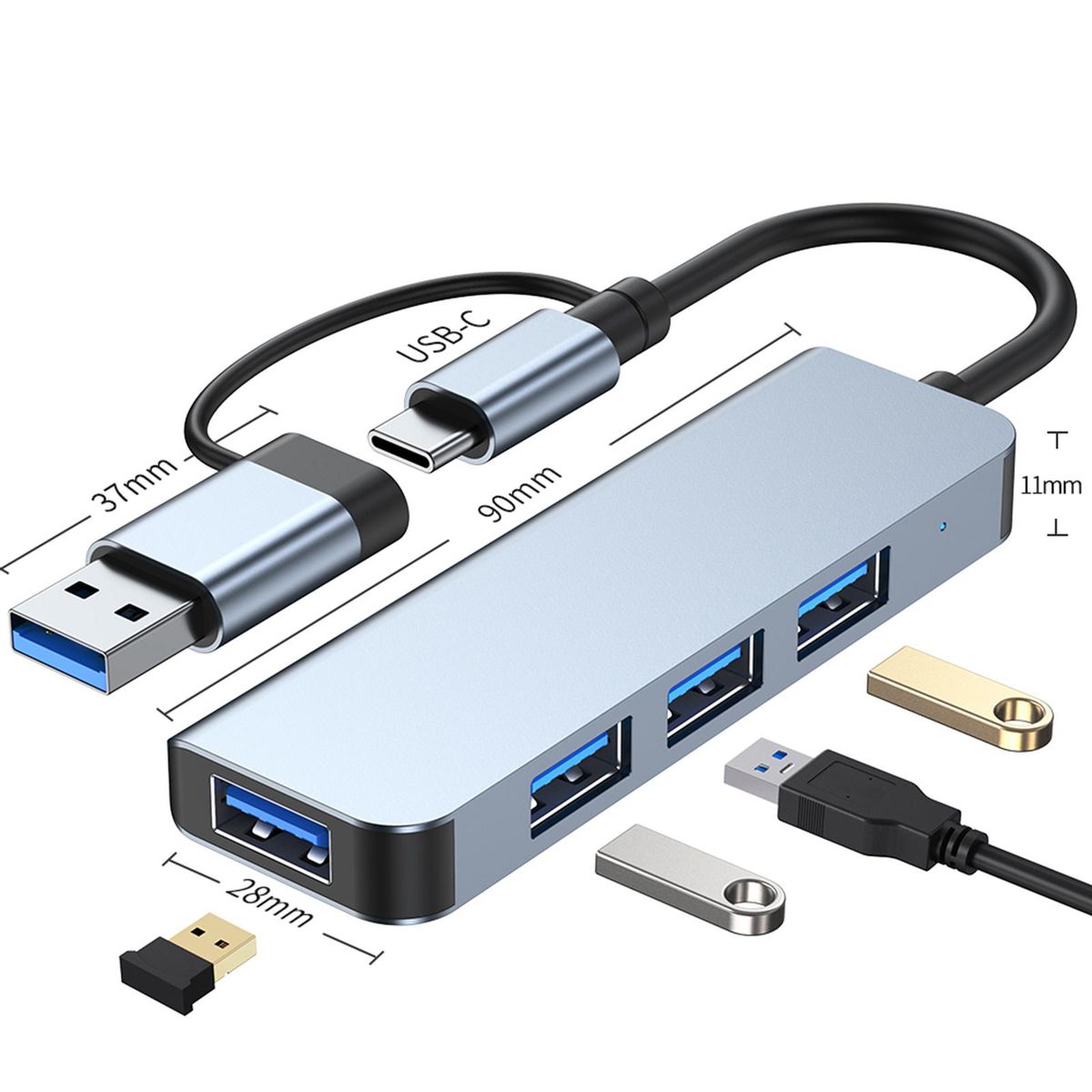 USB 3.0 Hub, Extensions Station, Portable , Multiport Expander