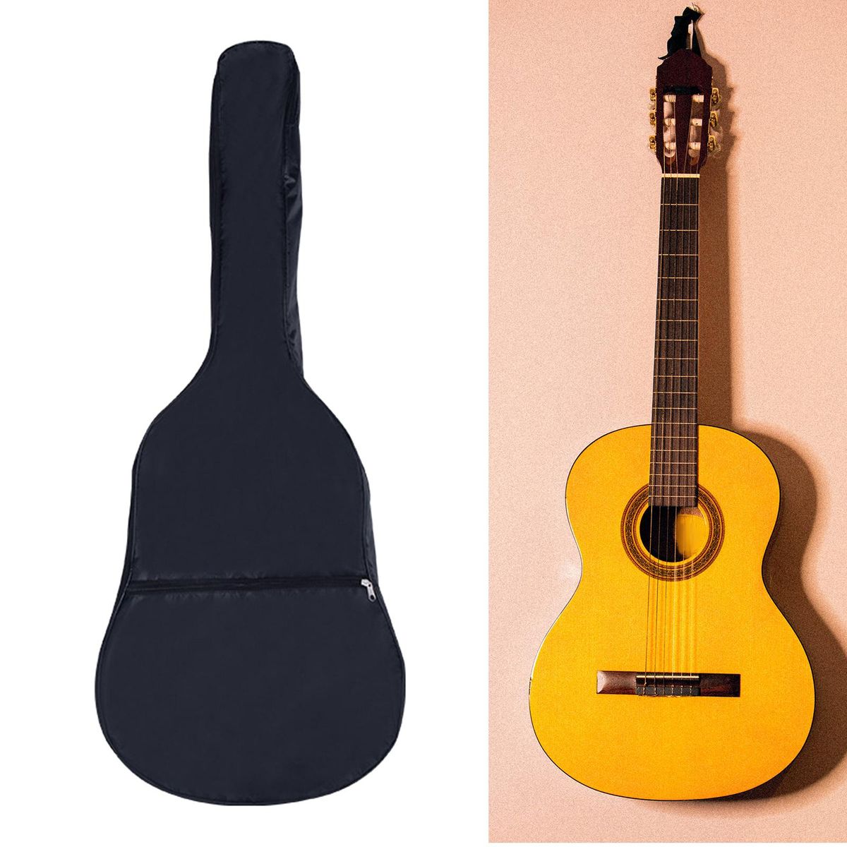 Acoustic Guitar Bag 41 Inch Water Proof Shockproof For Documents Books