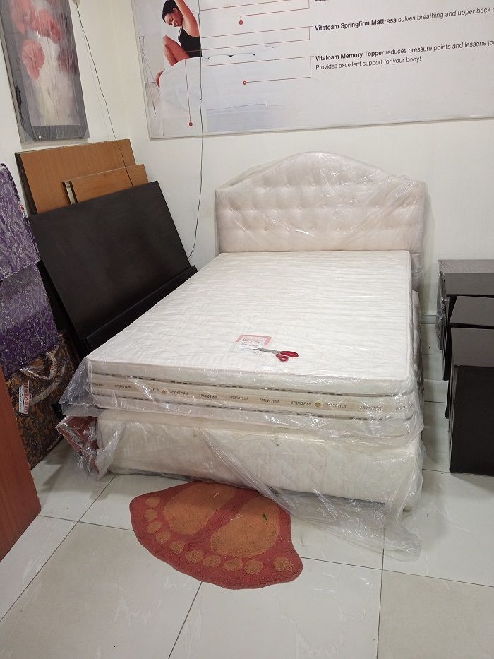 Spring Bed And Mattress 6x3.5x8 (Lagos Delivery)