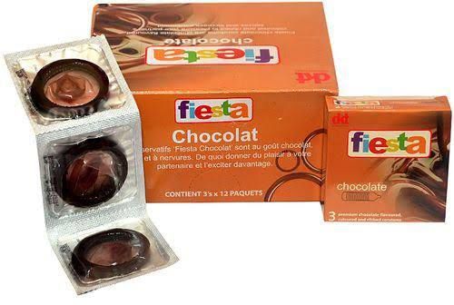 Chocolate Condoms 12packs (36pcs)