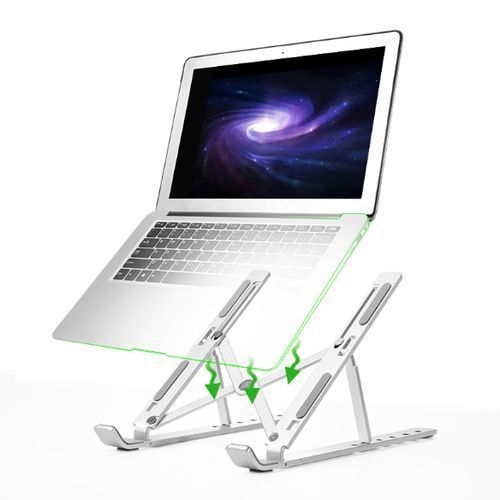Aluminum  Adjustable Laptops Stand -Silver