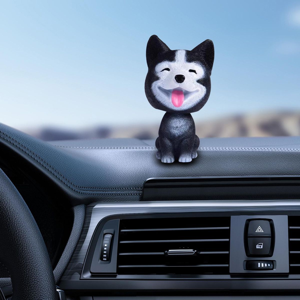 Car Shaking Head Dog Ornament For Desktop Home Style B