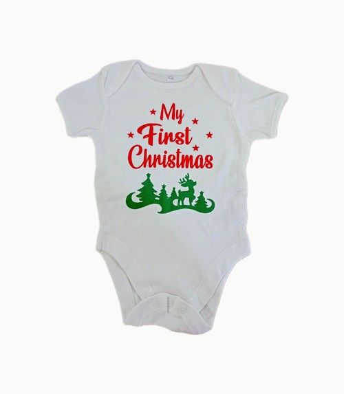 My First Christmas Boy & Girl Outfit Bodysuit