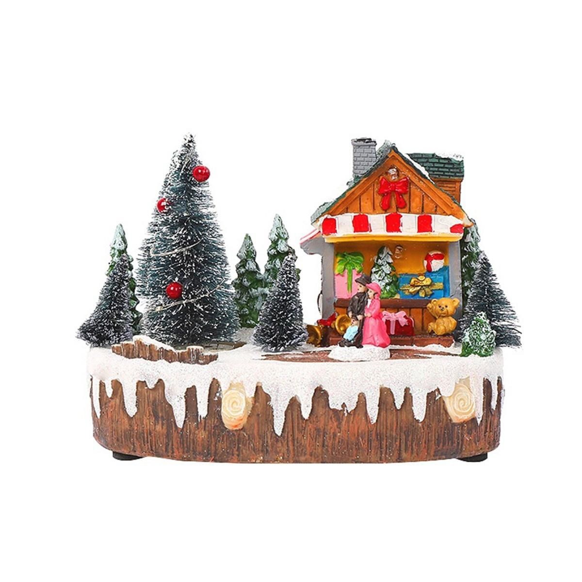 Lights for Christmas Snow Houses Village Luminescent