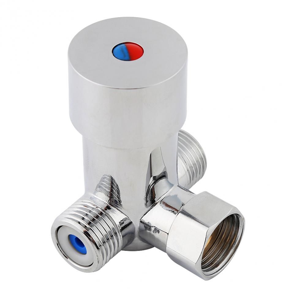 New G1/2 Hot Cold Water Mixing Valve Thermostatic Mixer For