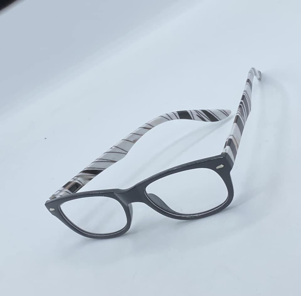 See Through Frames Pattern Unique Men's Glasses