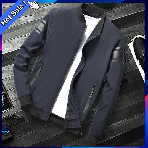 Men's Slim Fit Lightweight Flight Bomber Jacket Coat
