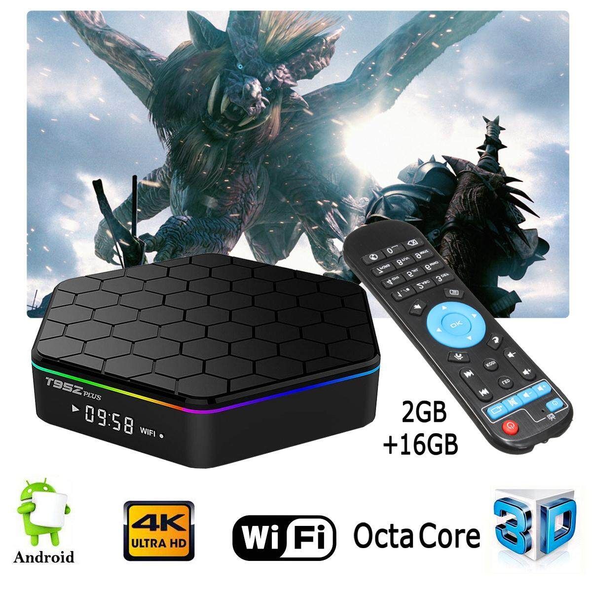 T95Z Plus S912 2GB+16GB Octa Core WIFI Android 6.0 TV Box Set Top Media Player