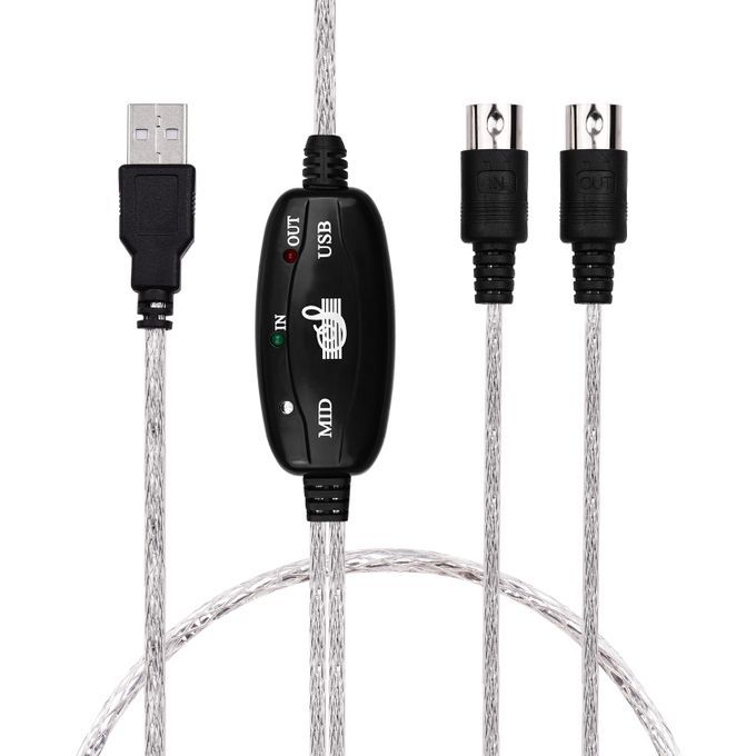 USB To MIDI Audio Cable For Digital MIDI Keyboard