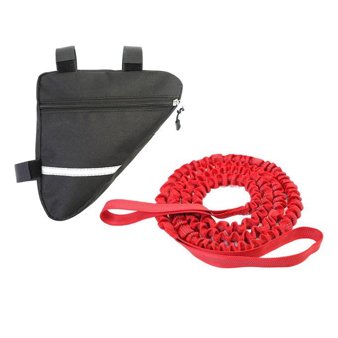 2.5m Bike Bungee Tow Rope Strong Bicycle Pull Strap For Pulling Red