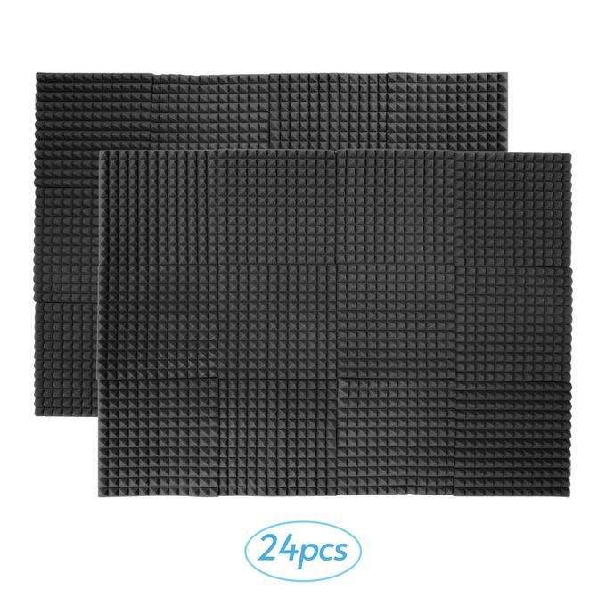 24pcs 12*12*1inch High Density Studio Acoustic Foams Panels