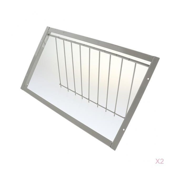 2x Pigeon Door Wire Bars Frame Entrance Trapping Doors Racing Birds